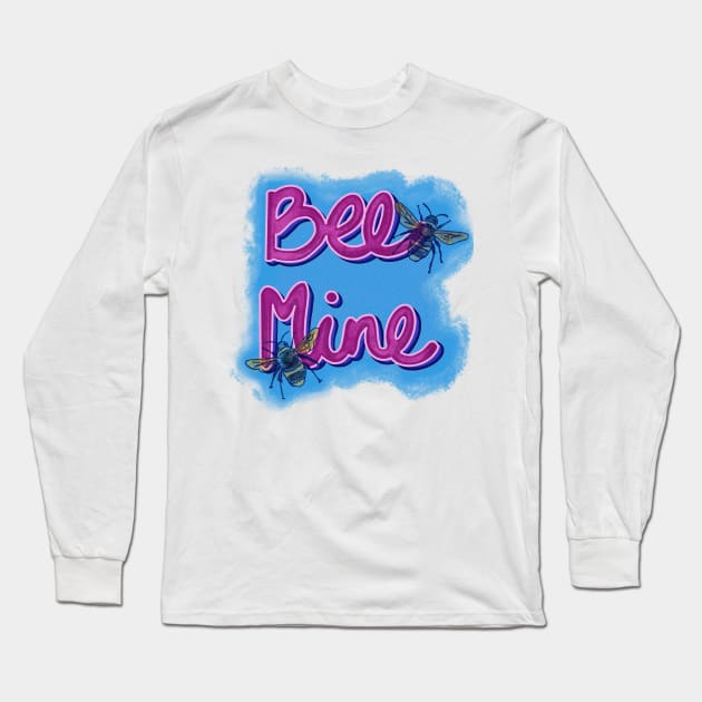 Bee Mine Long Sleeve T-Shirt by RachWillz